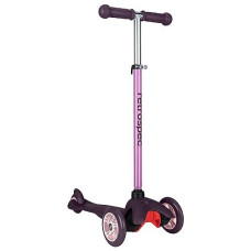 Retrospec Chipmunk Kick 3 Wheel Scooter For Kids, Toddlers, Girls & Boys - Padded Handlebars, Pu Wheels, & Extra Wide Non-Slip Deck - Children 5 Years & Up - Lilac