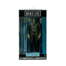 Jada 253251014 Toys Universal Monsters Frankenstein 6? Deluxe Collector Figure, Black, Standard Size