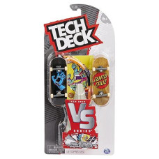 Tech Deck Vs Series Santa Cruz Skateboards Fingerboard, Obstacle And Challenge Card Set