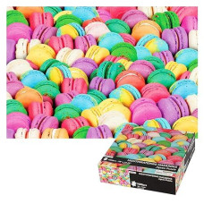 Bunmo 1000 Piece Puzzle For Adults - Mouthwatering Macarons. Puzzles For Adults 1000 Piece - 1000 Piece Puzzles Have Unique Pieces That Fit Together Perfectly. 1000 Piece Puzzles For Adults.