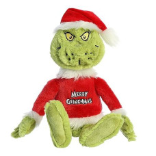 Aurora? Whimsical Dr. Seuss? Merry Grinchmas Grinch Stuffed Animal - Magical Storytelling - Literary Inspiration - Green 16 Inches