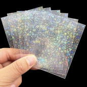Black Lotus 100Pcslot Little Star Laser Flashing Card Sleeves Trading Cards Shield Magic Card Protector Holographic Foil Protective Cover 60X87Mm