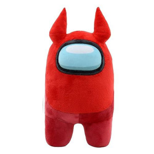 Zoofy Among Us - Red With Horns - 12" Plush