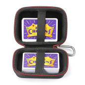 Raiace Hard Travel Carrying Case For Set Enterprises Five Crowns Card Games, Protective Storage Bag. (Not Including Cards) - Black