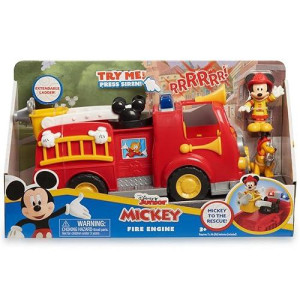 Mickey&Minnie Mcc00 Mickey Fire Engine With Sound And Light Functions