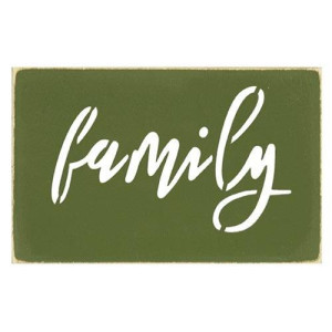 *Family cutout Wood Sign