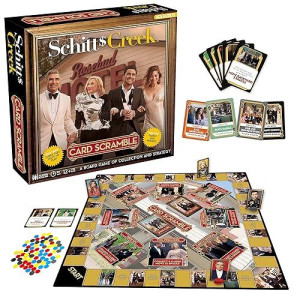 AQUARIUS Schitts creek card Scramble Board game - Fun Family Party game for Kids, Teens & Adults - Entertaining game Night gift - Officially Licensed Merchandise
