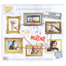 Murder Mystery Party case File Murder Board Puzzle The Art of Murder