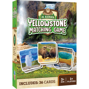 Masterpieces Kids Games - Jr Ranger Yellowstone Adventure Matching Game - Game For Kids And Family - Laugh And Learn
