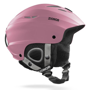 Zionor Lagopus H1 Ski Snowboard Helmet For Men Women - Air Flow Control Adjustable Fit Lightrose (X-Large)