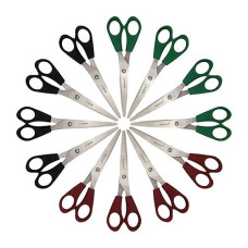 Kids Scissors, Small Safety Scissors, Blunt Tip Toddler Scissors, Kid Scissors For Office Home School Sewing Fabric Craft Supplies, 6'', 12 Pack, Assorted Colors