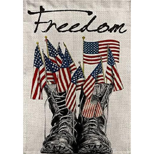 Wzvzgz 1000 Piece Jigsaw Puzzle Memorial Day Liberty Boots, July 4Th Independence Day Patriotic American Veterans Soldier Wooden Puzzles Back To School Props Decompression Game
