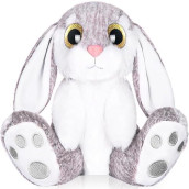 My Oli 8.5 Plush Bunny Stuffed Animal Rabbit Floppy Ear Sitting Bunny Plush Rabbit Bedtime Friend Plush Toy Gifts For Kids Girls Boys, Tie Dye