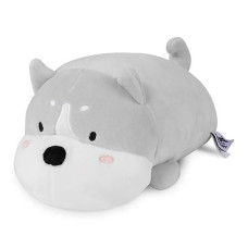Z Zbwkbr Dog Stuffed Animal Dog Plush Pillow,Soft Cute Shiba Inu Plush Soft Plush Toy Gift For Kids Birthday Home Decor Hugging Sleeping Comfort Cushion 12'' (Yellow, Small)