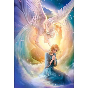 1000 Pieces Of Puzzle-Guardian Angel-Puzzles For Adults, Puzzles For Children, Psychedelic Games, Challenge Puzzles, Jigsaw Puzzle Gifts, High Difficulty, Casual Games, Wooden Puzzles