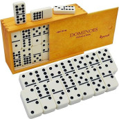Dominos Game Double 9 - Dominos Set For Adults And Kids Ages 8 And Up - Double Nine Dominoes Set, Classic Board Games - Domino Set For Family Game Nights - Double Nine Dominos Set 55 Tiles With Case