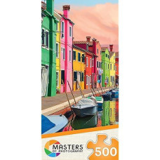 Baby Fanatic Masterpieces 500 Piece Jigsaw Puzzle For Adults, Family, Or Kids - Bright Canal - 14"X19"