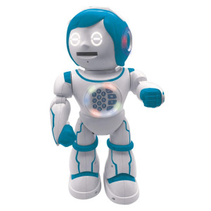 Lexibook Powerman Kid - Educational And Bilingual English/Spanish Robot - Walking Talking Dancing Singing Toy - Stem Programmable Telling Creating Stories - Quizzes Shooting Discs For Kids - Rob90Us