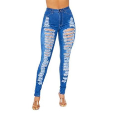 Soho Glam Super High Waisted Stretchy Skinny Jeans For Women (S-3Xl)
