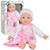 Gift Boutique 12 Inch Soft Body Baby Doll In Gift Box, Baby Doll With Pacifier, Blanket And Pink Clothes