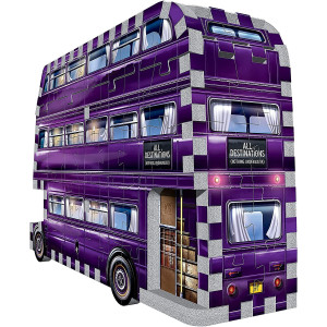 Wrebbit 3D - Harry Potter - The Knight Bus Mini 3D Jigsaw Puzzle - 130 Pieces