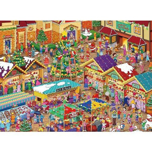 Becko Us Jigsaw Puzzles 500 Pieces Puzzles For Adults 500 Piece Puzzles For Kids And Adults (Christmas Fair)
