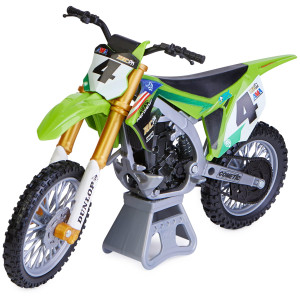 Supercross, Authentic Ricky Carmichael 1:10 Scale Collector Die-Cast Toy Motorcycle Replica With Display Stand, For Collectors And Kids Age 5 And Up