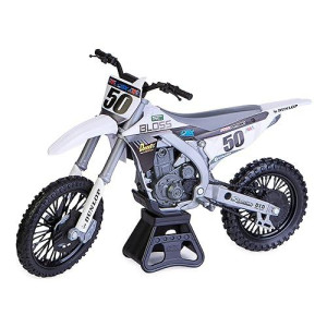 Supercross, Authentic Benny Bloss 1:10 Scale Collector Die-Cast Motorcycle Replica With Display Stand