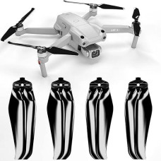 Master Airscrew Stealth Propellers For Dji Air 2S - Black, 4 Pcs