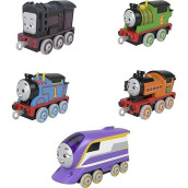 Thomas & Friends Diecast Toy Trains Adventures Engine Pack, 5 Push-Along 