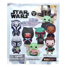 Star Wars Mandalorian 3D Foam Bag Clip - Series 2,Multi Color