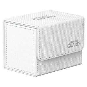 Ultimate Guard Sidewinder 80+, Deck Box For 80 Double-Sleeved Tcg Cards, White, Magnetic Closure & Microfiber Inner Lining For Secure Storage