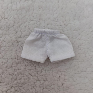 Xidondon Doll Clothes Shorts For Ob11,Molly,Body9,1/12 Bjd Pants Doll Accessories Clothing (White)