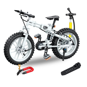 Winner Space Folding Bicycle Building Blocks Kits, Build Your Own Moc Bike Bricks Model Sets, Education Stem Toys, Diy Gift For Boys Girls 6 8 9 10 12 16 Years Old, 242 Pcs