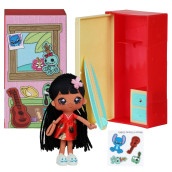 Sweet Seams 4" Soft Rag Doll Pack - 1Pc Toy | Lilo & Stitch- Lilo Closet Playset