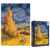 Antelope 1000 Piece Puzzle For Adults, Van Gogh Jigsaw Puzzles By Artist Alireza Karimi Moghaddam, Paper, Autumn In The Arles, 29.5 X 20.5 Inches