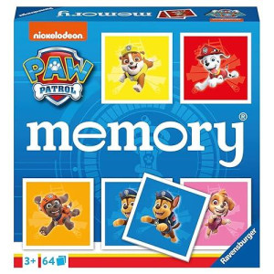 Ravensburger Paw Patrol Memory Game - Matching Picture Snap Pairs For Kids Age 3 Years Up - Educational Todder Toy