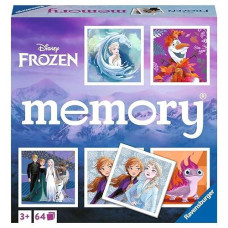 Ravensburger Disney Frozen Memory Game - Matching Picture Snap Pairs For Kids Age 3 Years Up - Educational Todder Toy