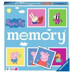 Ravensburger Peppa Pig Memory Game - Matching Picture Snap Pairs For Kids Age 3 Years Up - Educational Todder Toy