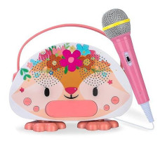 Kids Karaoke Machine For Girls Boys With Microphone Bluetooth Children Karaoke Speaker For Singing Portable Toddler Sing Along Toy For Party Birthday Festival Gift