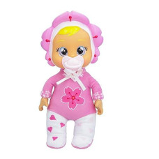 Cry Babies - Tiny Cuddles Happy Sakura 9" Baby Doll With Cherry Blossom Flower Themed Pajamas - Ages 18+ Months
