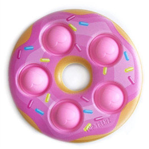 Top Trenz Poppies Mega Pop Mini Omg Pop Fidgety Bubble Fidget Toy Stress Relief Anxiety 45 (Donut)