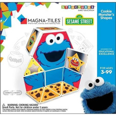 Painton Sesame Street Magna-Tiles Structure Set, Original Magnetic Building Tiles Making Learning Fun And Hands-On, Versatile Educational Toy For Kids Ages 3 Years +