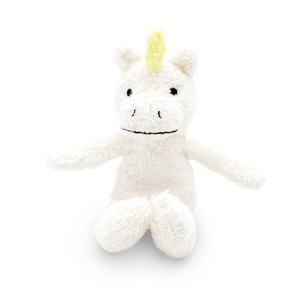 Thermal-Aid Zoo - Mini Microwavable Stuffed Animal - Plush Toy And Hot Cold Pack - Juno The Unicorn White
