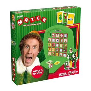Top Trumps Match Game Elf - Family Board Games For Kids And Adults - Matching Game And Memory Game - Fun Two Player Kids Games - Memories And Learning, Board Games For Kids 4 And Up