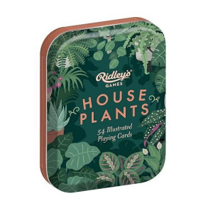 Ridley'S Games: Houseplants Playing Cards| 52 Unique Hand-Illustrated Donut Playing Cards - Includes A Durable Storage Tin For Easy Travel - Makes A Great Gift Idea For Plant Parents