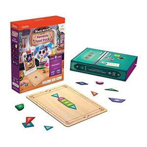 Osmo - Math Wizard And The Fantastic Food Truck Co. Games Ipad & Fire Tablet - Ages 6-8/Grades 1-2 - Learn Geometry - Curriculum-Inspired - Stem Toy Base Required
