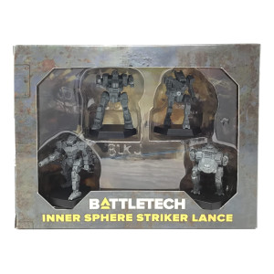 Catalyst Game Labs Battletech: Inner Sphere Striker Lance Miniature Force Pack , Grey