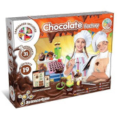Science4You Chocolate Factory For Kids - Chocolate Making Kit + 31 Experiments + Molds Included, Kid