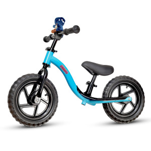 Kriddo Toddler Balance Bike 2 Year Old, Age 18 Months To 5 Years Old, Early Learning Interactive Push Bicycle With Steady Balancing, Gift Bike For 2-5 Boys Girls, Blue